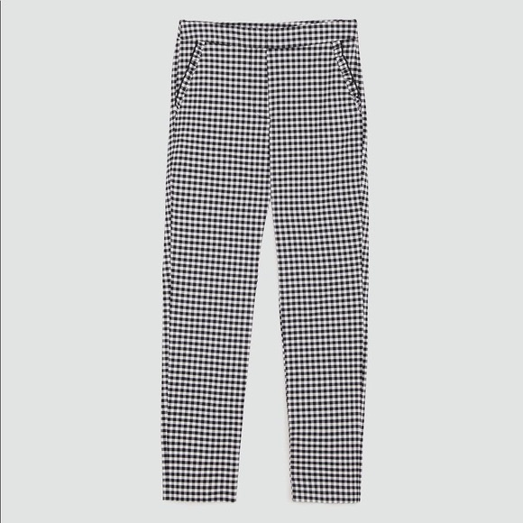 Zara Checkered Trouser Pants - Picture 2 of 3